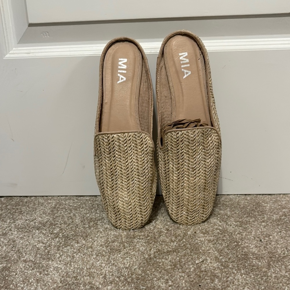 MIA Women's Tan Slip-On Shoes